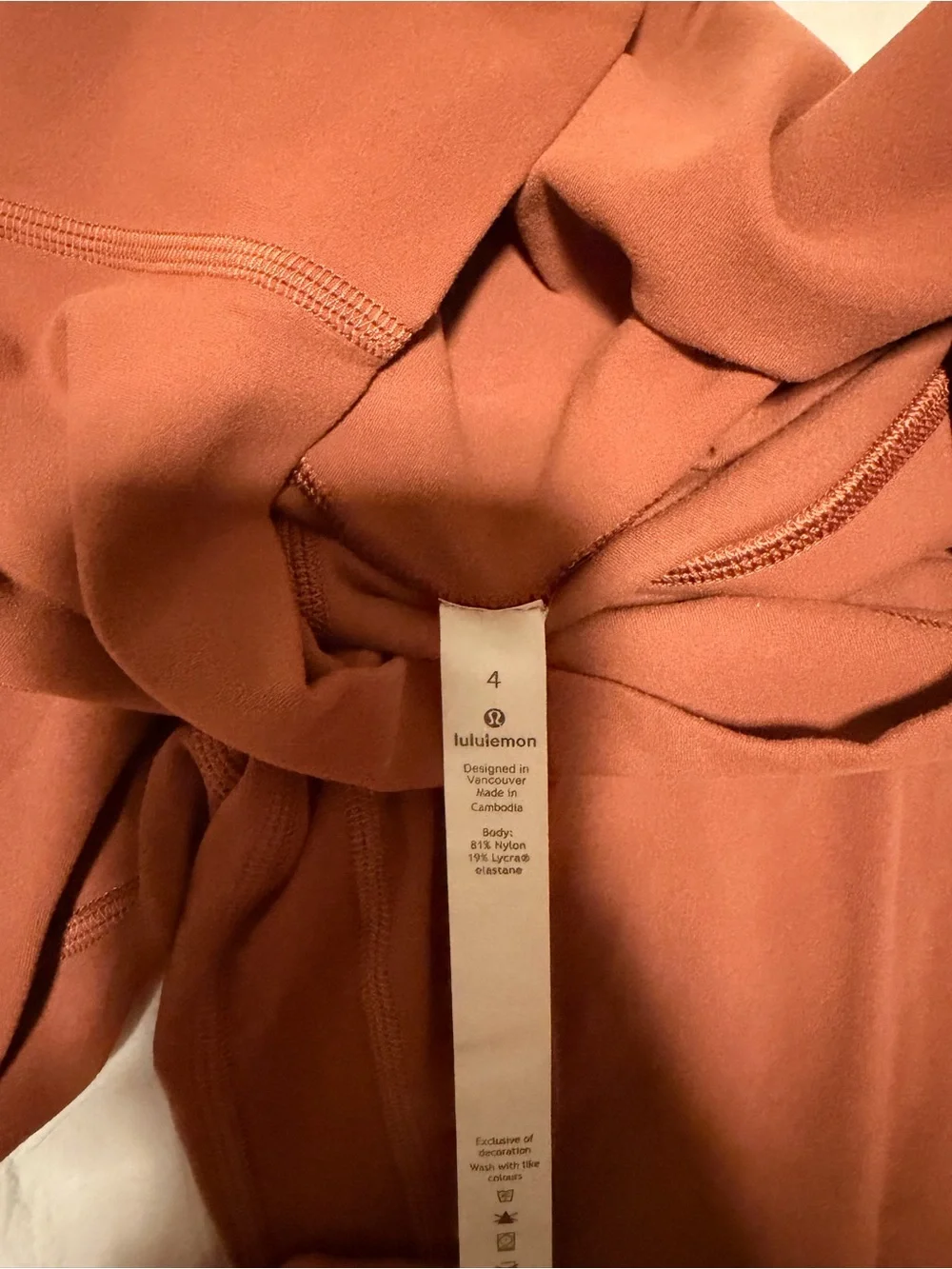 lululemon athletica Rust Brown Leggings